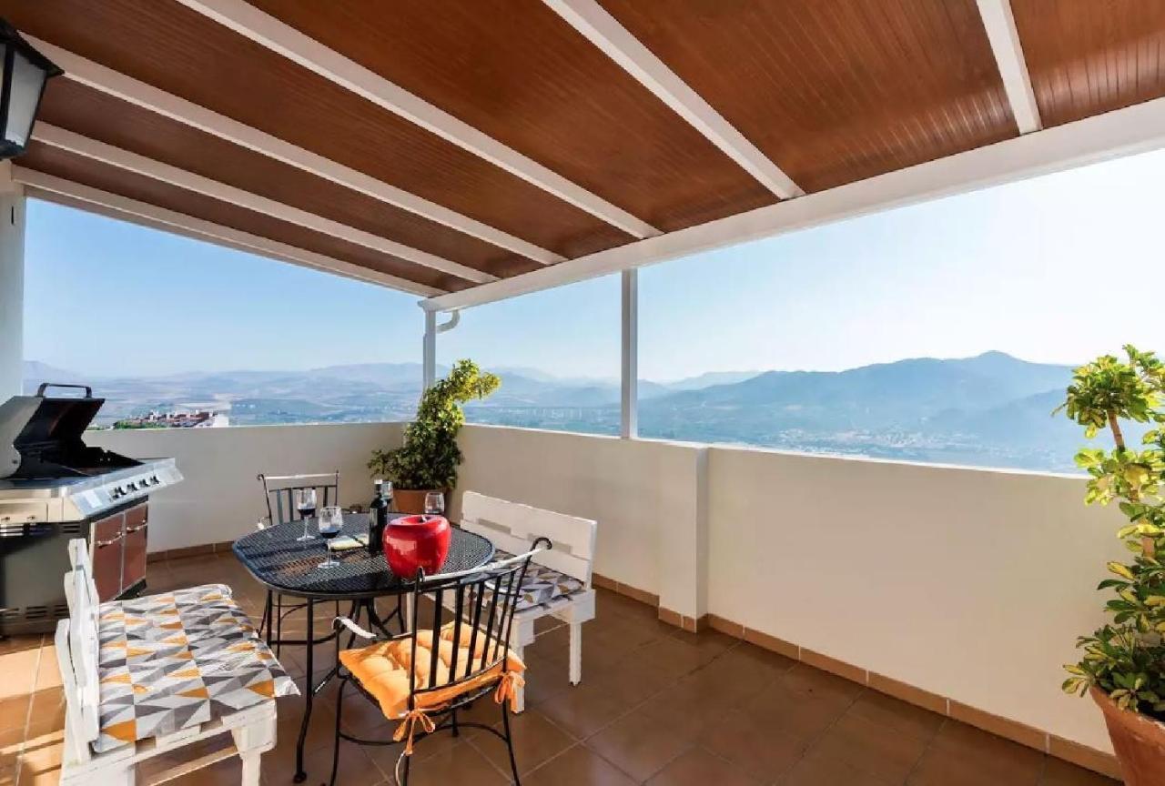Atico Guadalhorce - Mirador Privado Con Barbacoa Y Solarium Lejlighed Álora Eksteriør billede